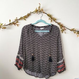 Mason Belle boho top - M